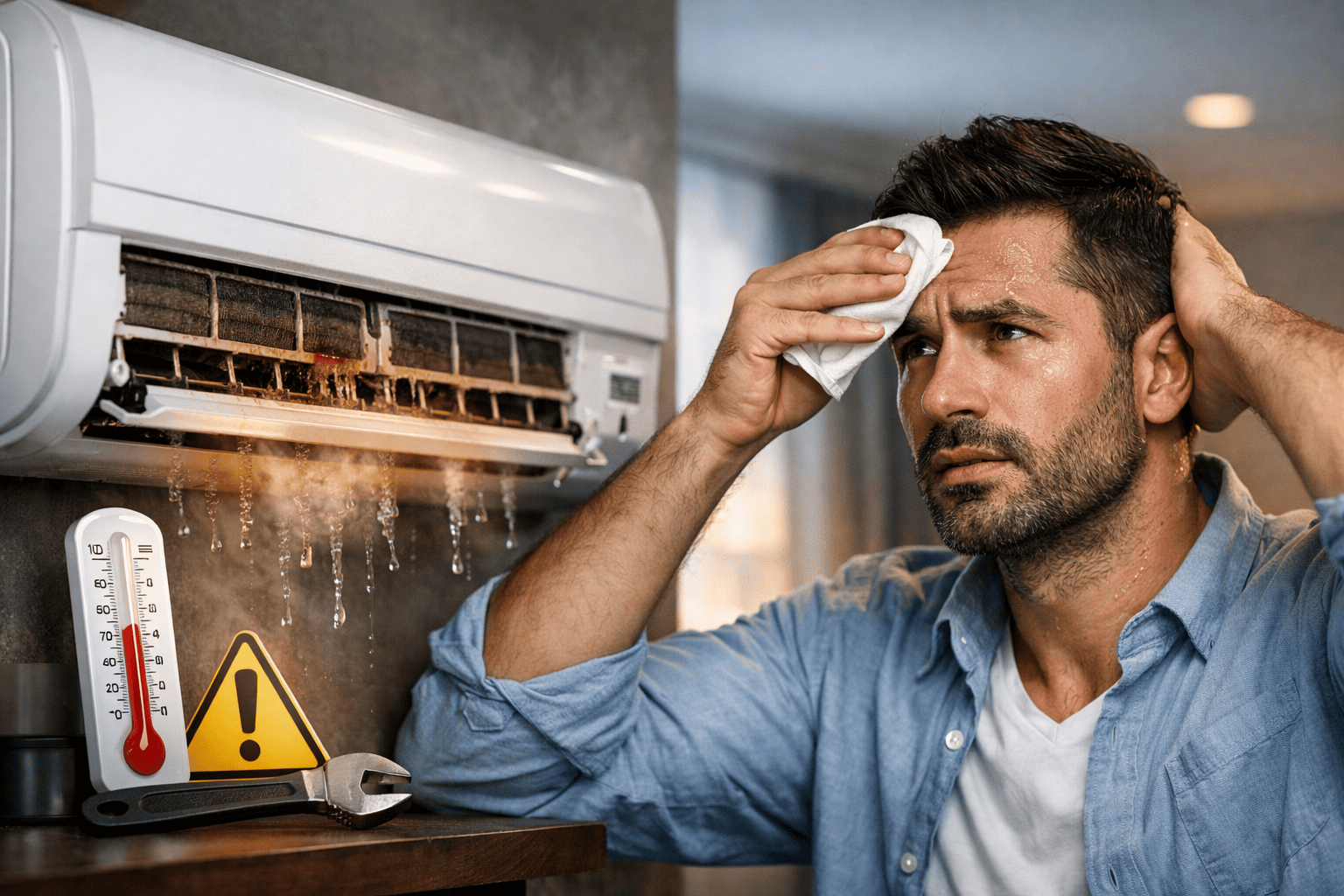 لماذا لا يبرد المكيف؟ 7 أسباب وحلولها